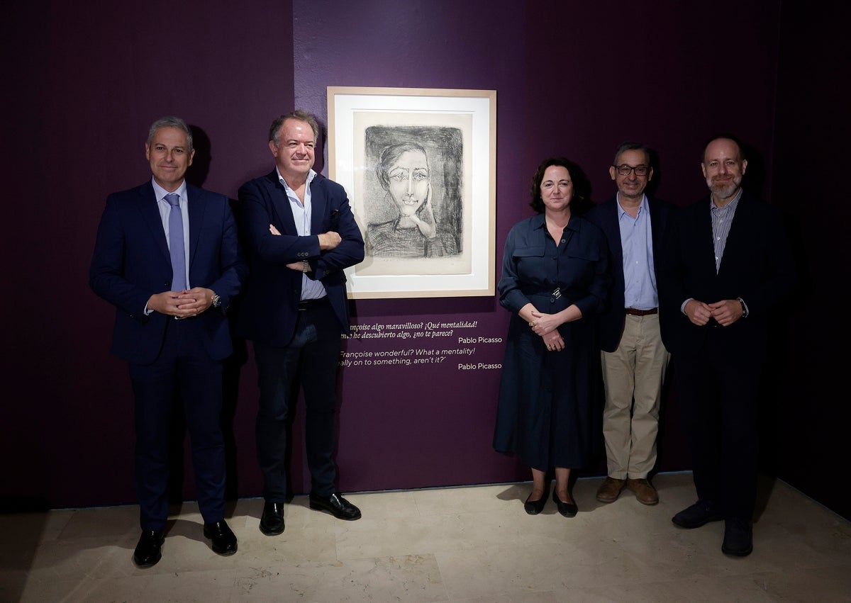 Imagen secundaria 1 - Cuando Picasso conoció a Françoise: exponen en Málaga sus grabados inspirados en la única mujer que lo dejó